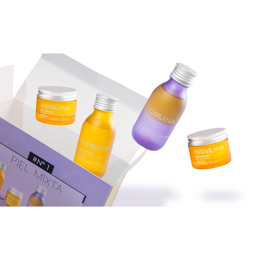 Naturlig behandling för blandad hud Matarrania
