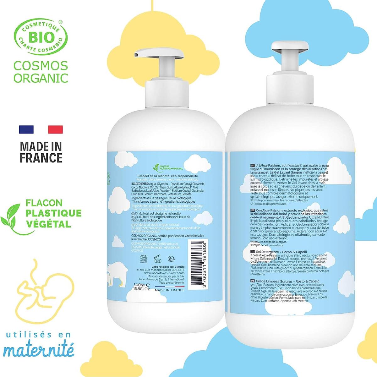 Natis seaweed cleansing gel 500 ml Biarritz