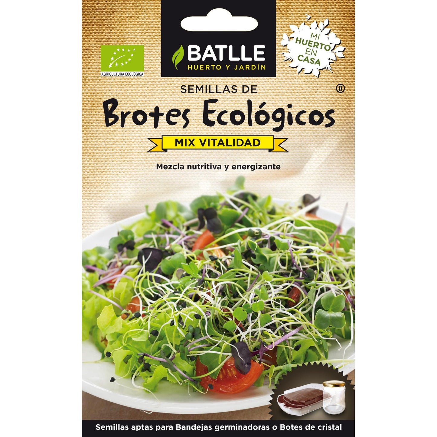 Batlle organic vitality seed mix for sprouting