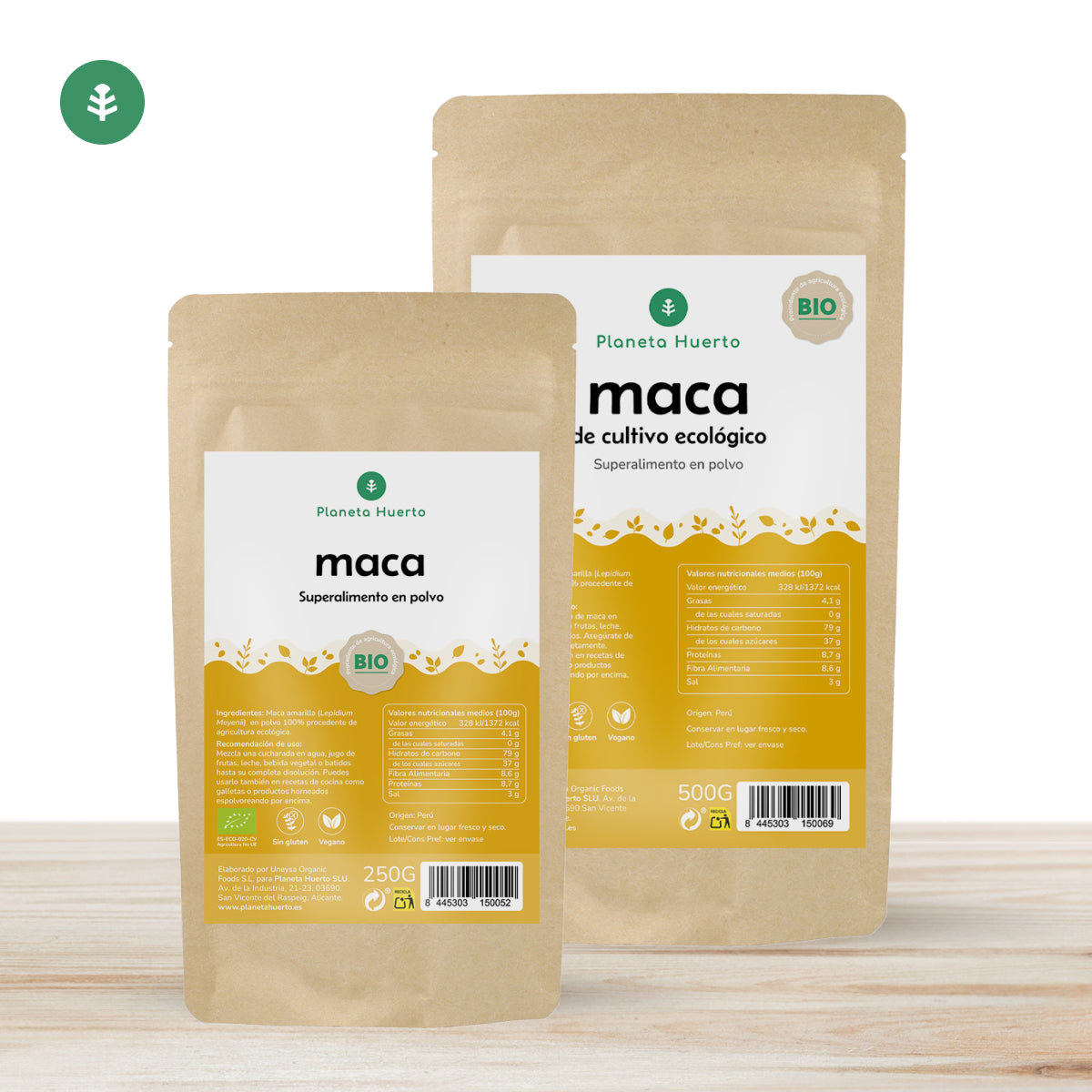 Maca w proszku ECO Planeta Huerto