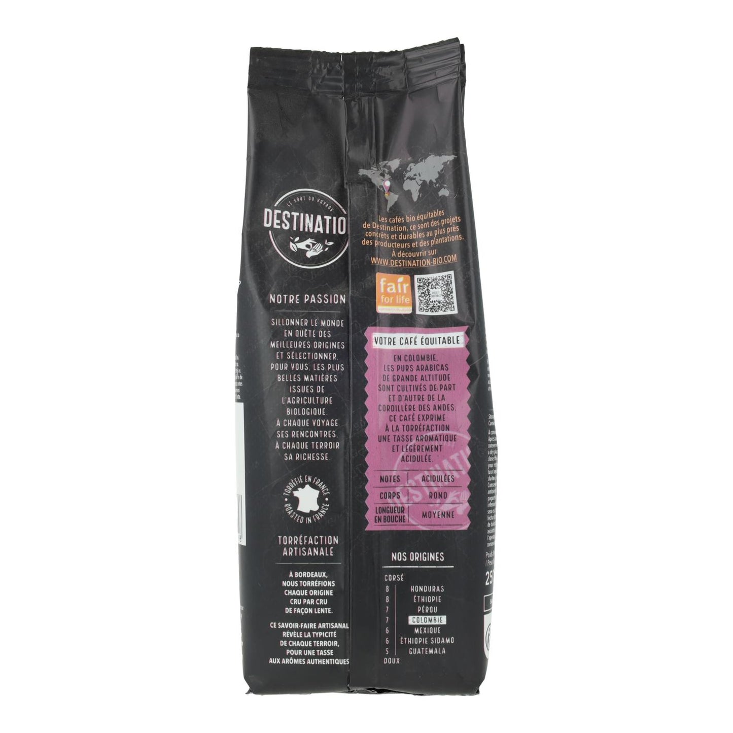 Gemahlener Kaffee Kolumbien Kachalus BIO Destination 250 g