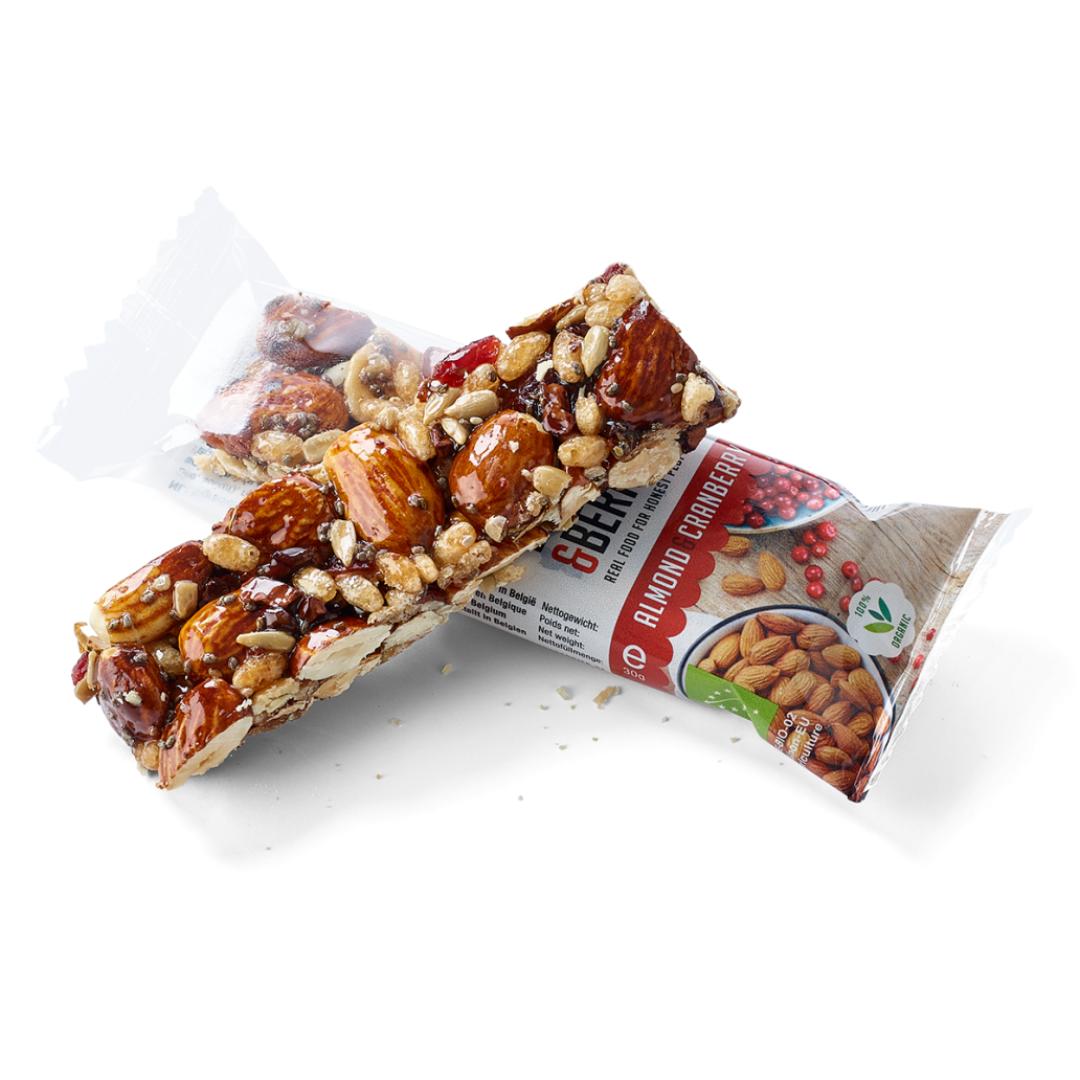 Amandel- en bosbessenreep Nuts&Berries 30 g