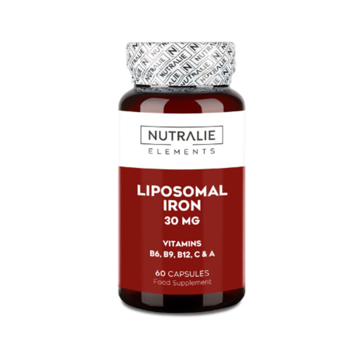 Żelazo liposomowane 30 mg + B6 + B12 Zmęczenie, Nutralie, 60 kapsułek