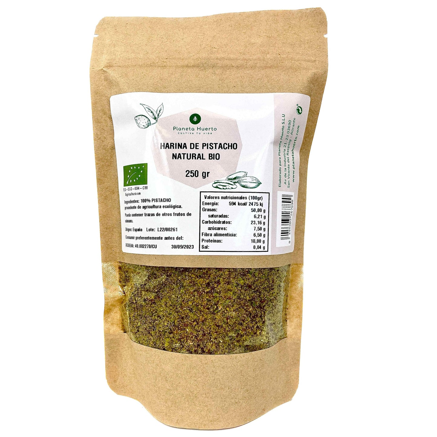 Pistachio flour ECO Planeta Huerto 250 g