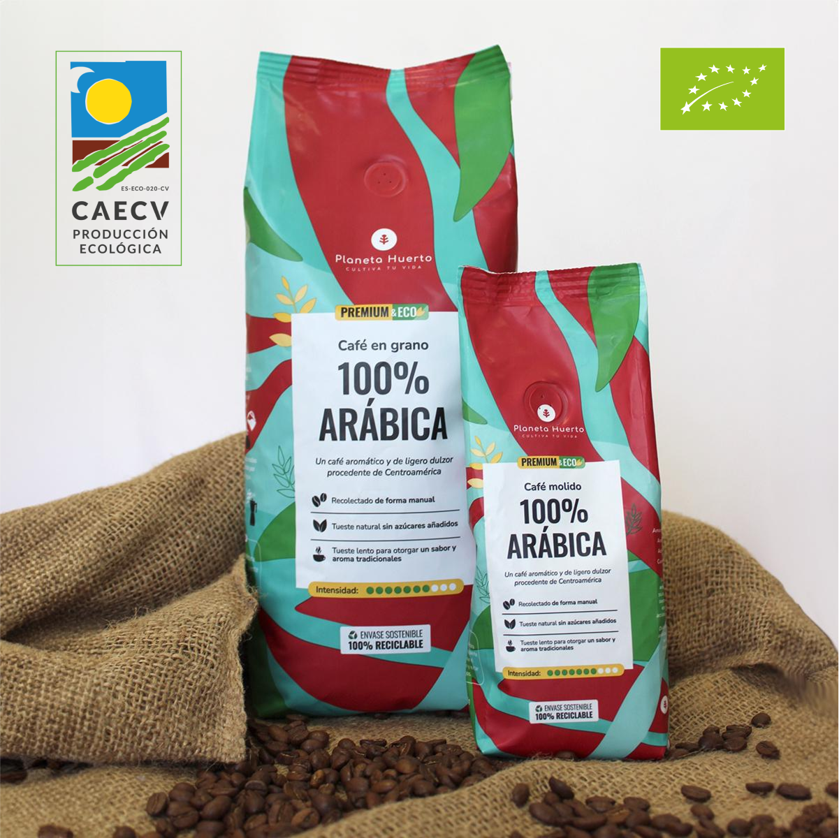 100% Arabica Planet Orchard Eco ground coffee 250 g