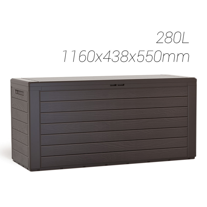 Skrzynia ogrodowa Wood 280 L Plastiken