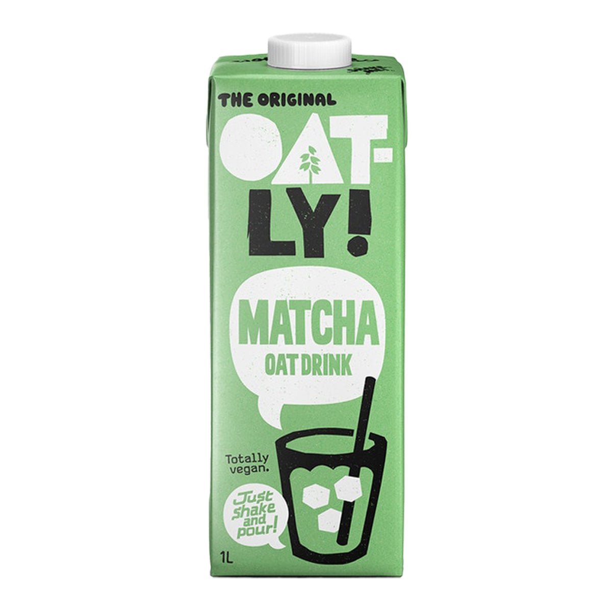 Confezione da 6 bevande all'avena e tè matcha Oatly 1L