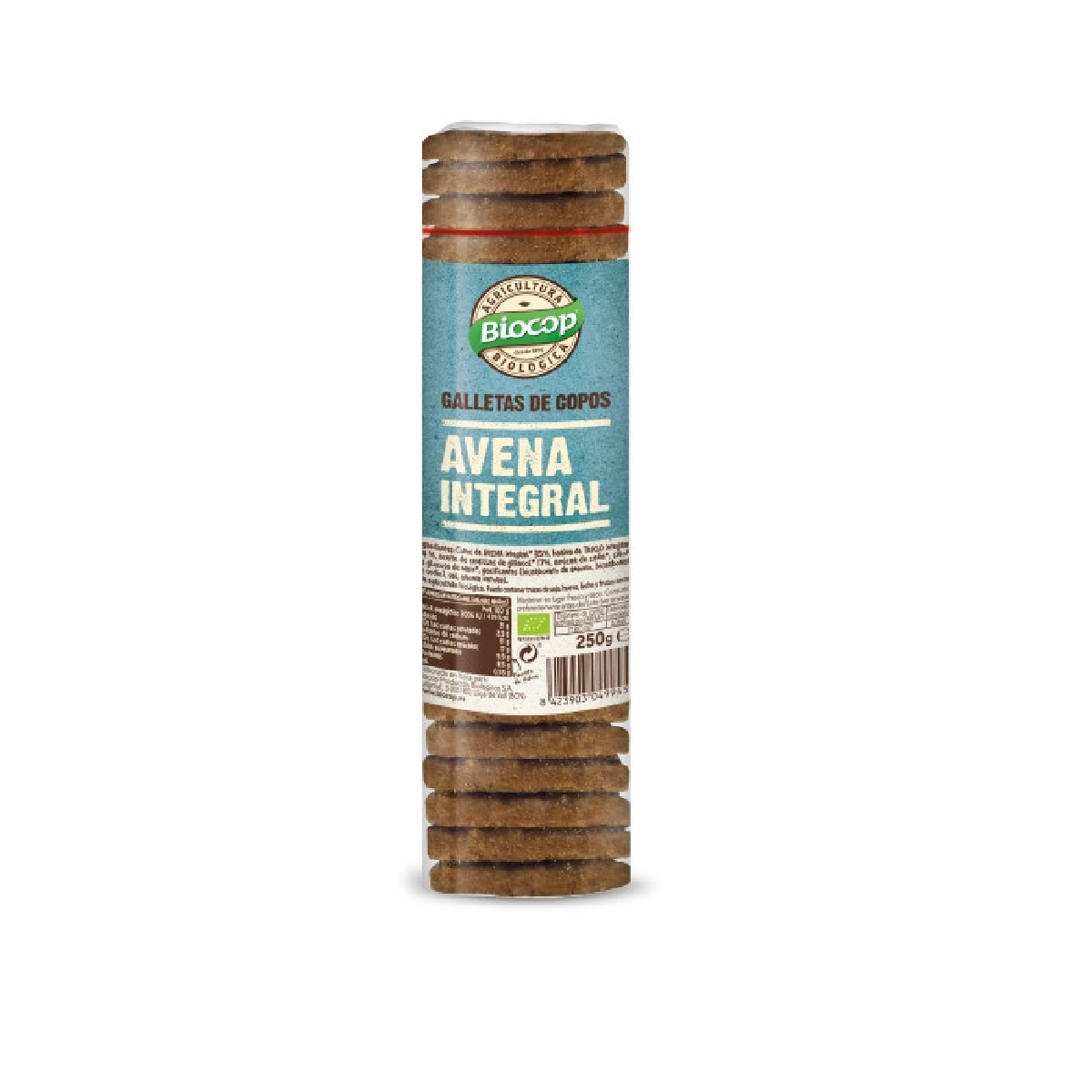 Ciastka z pełnoziarnistych płatków owsianych Biocop, 250 g