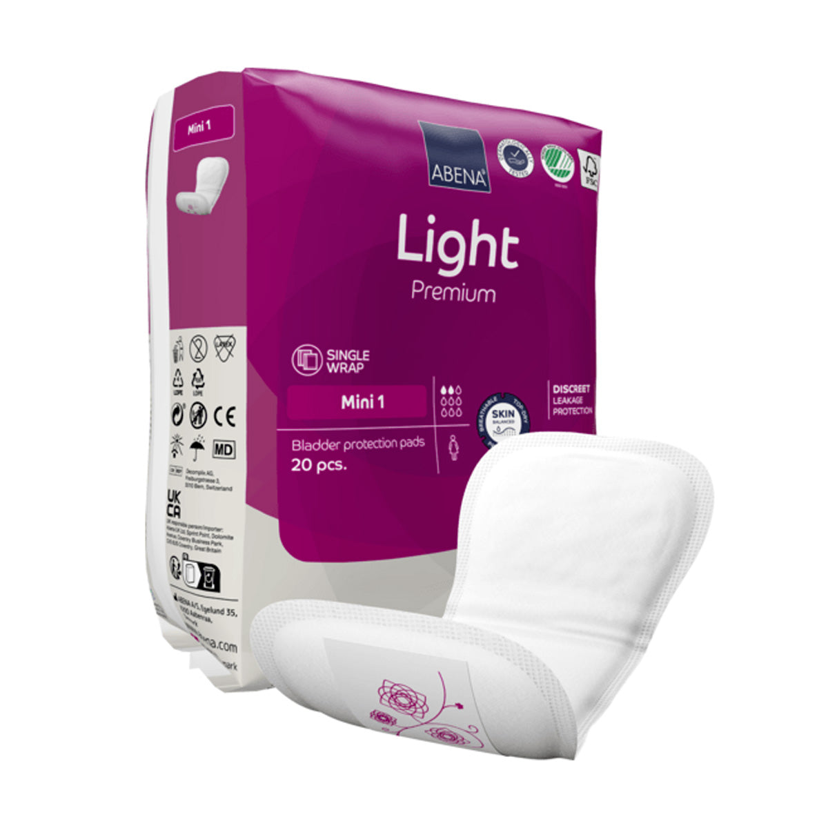 Podpaski Light Premium Mini 1 Abena 20 szt.
