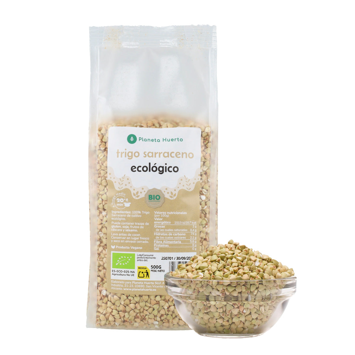 Boekweit ECO Planeta Huerto 500 g