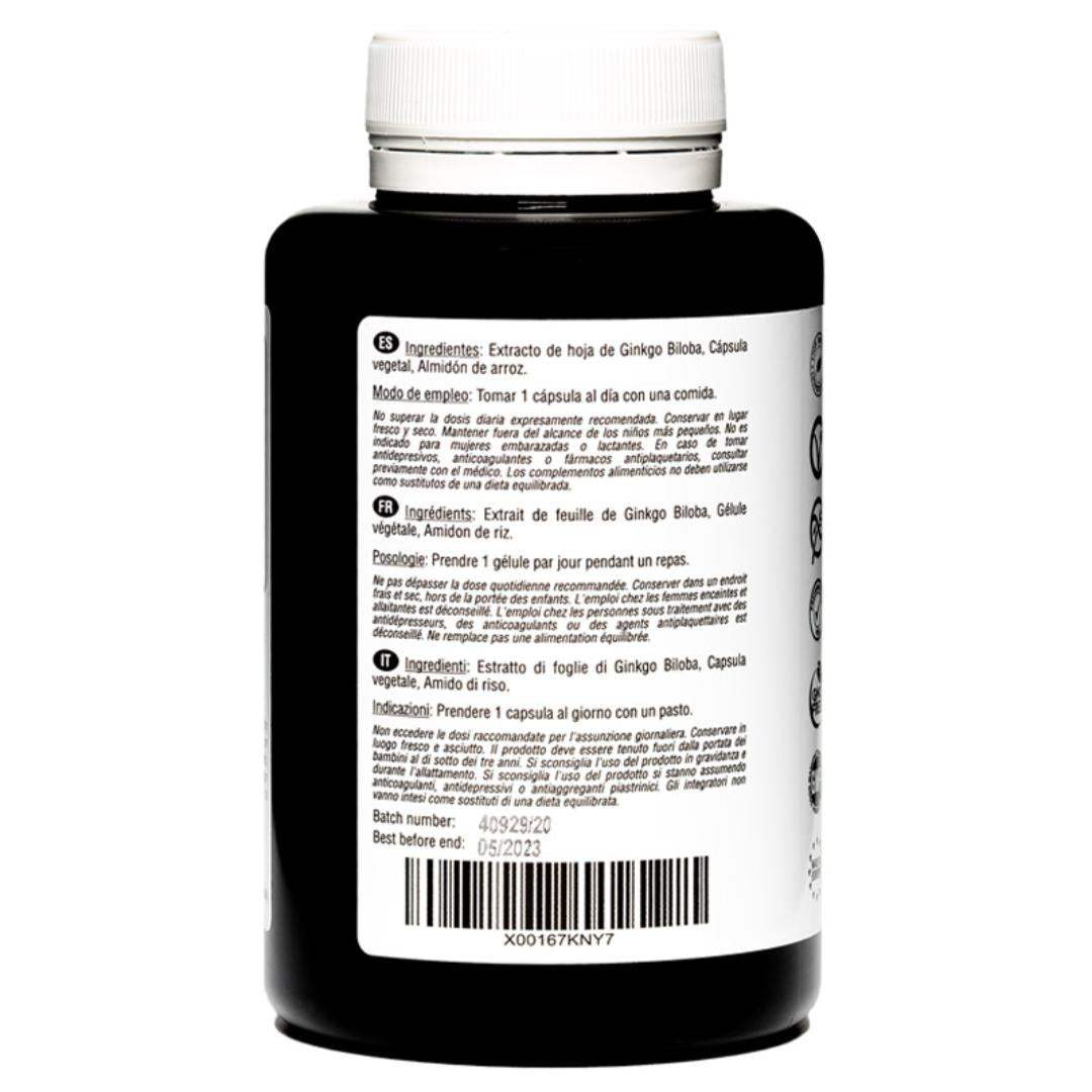 Ginkgo Biloba 6000 mg Hivital 210 cápsulas veganas