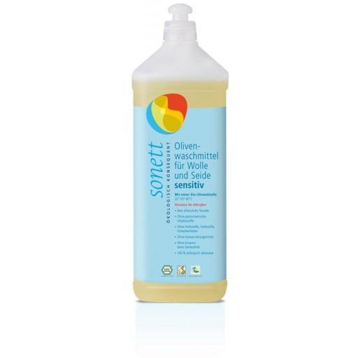 Lessive à l'huile d'olive Sensitive pour laine et soie Sonett 1 litre