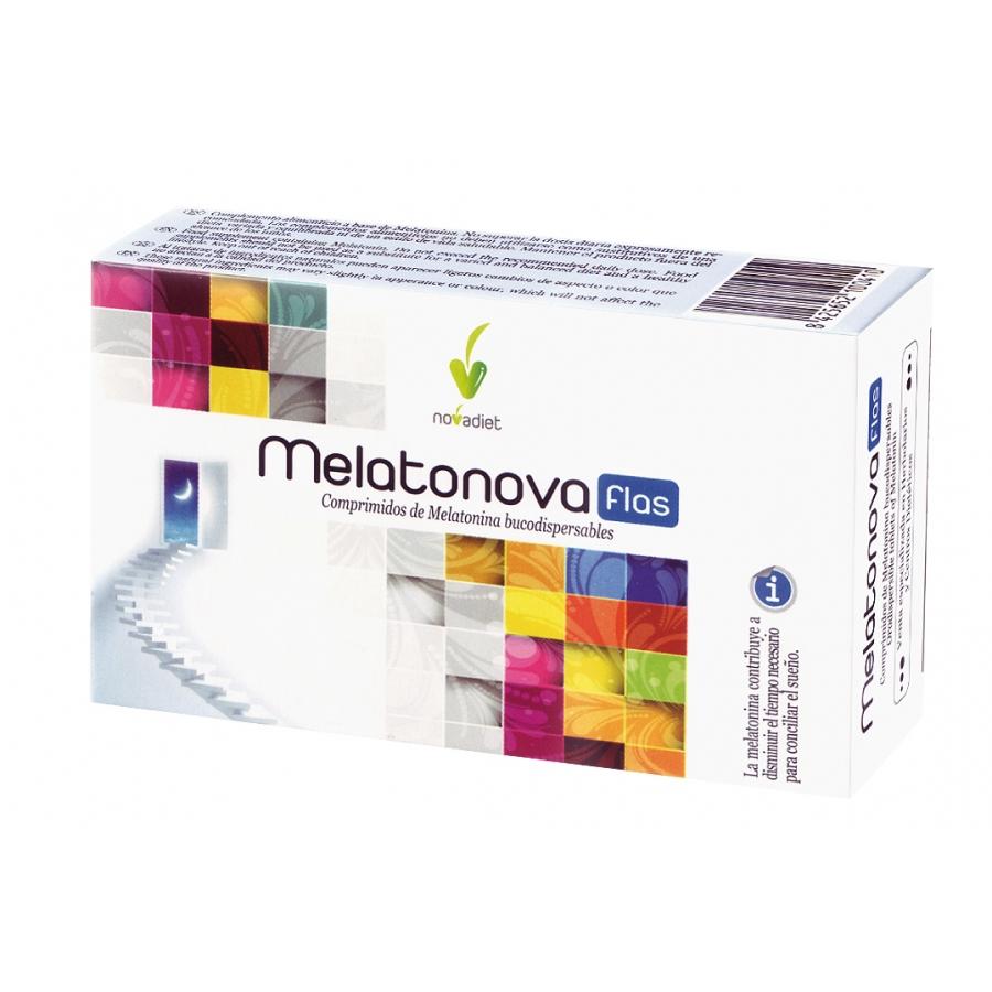 Flash Melatonova Melatonin 1,9 mg Novadiet, 30 Schmelztabletten