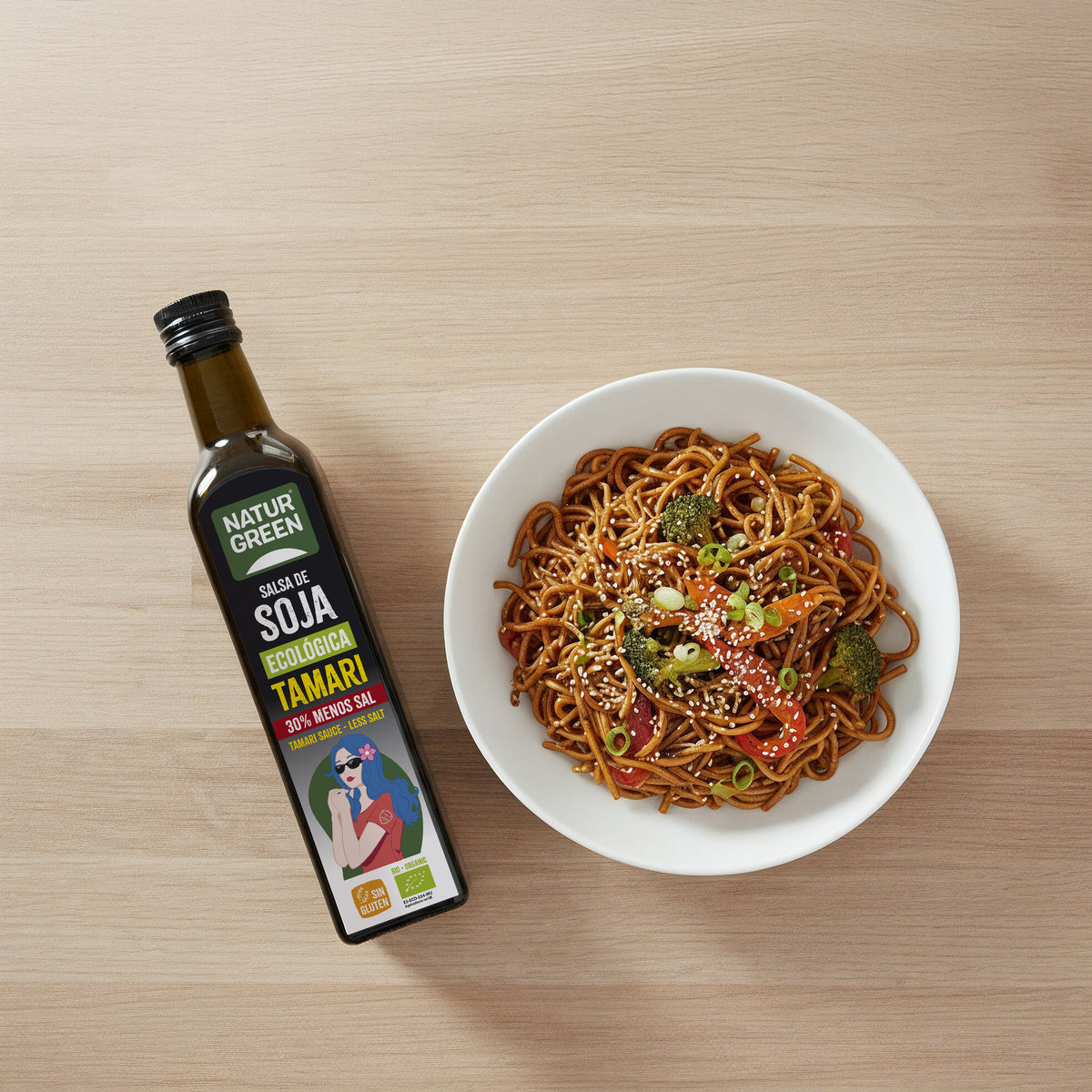 Tamari Contenido Reducido en Sal Bio NaturGreen 500 ml