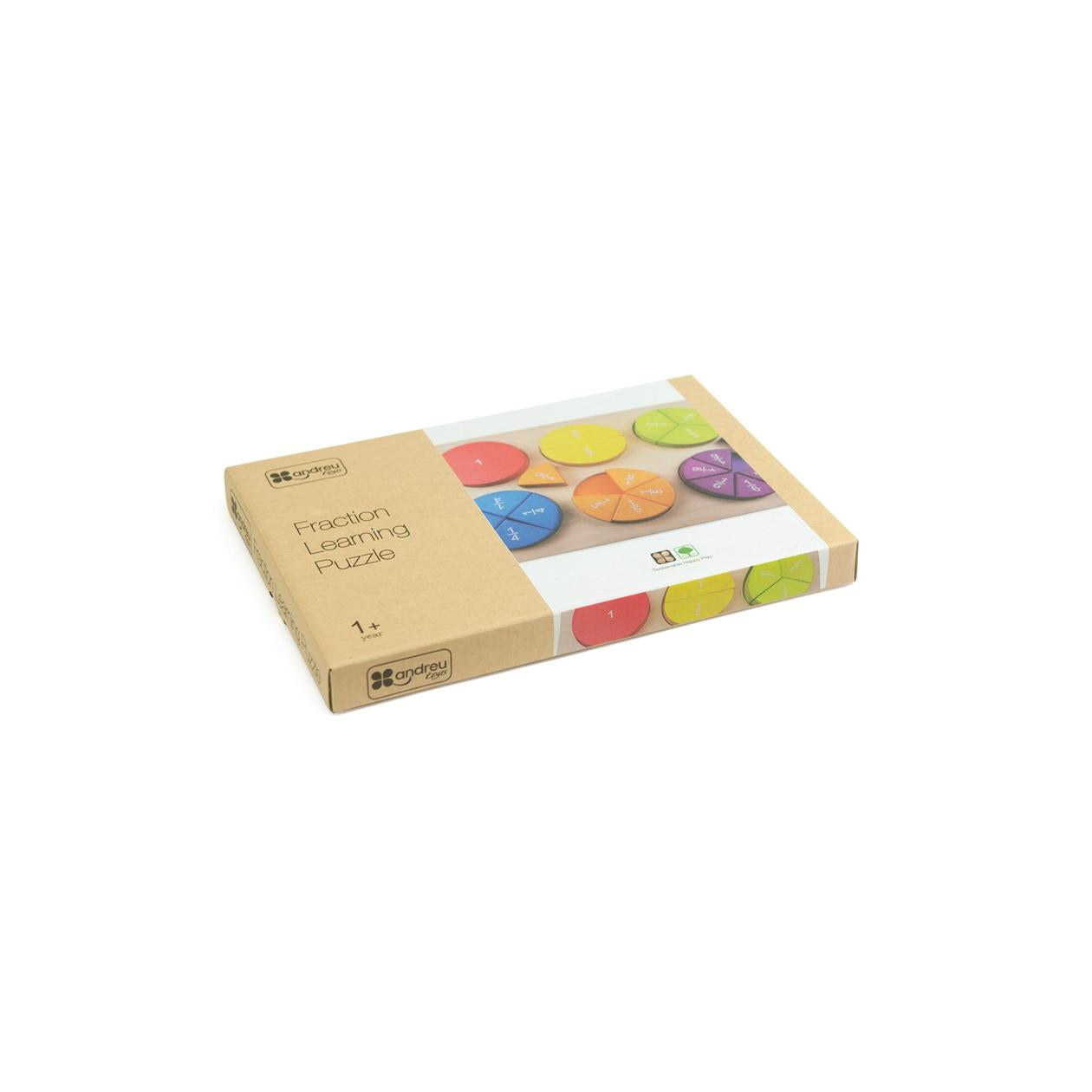 Puzzle edukacyjne Fraction Learning Andreu Toys