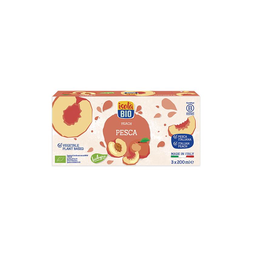 Pfirsichsaft mit Agave BIO Isola Bio, 3x200 ml