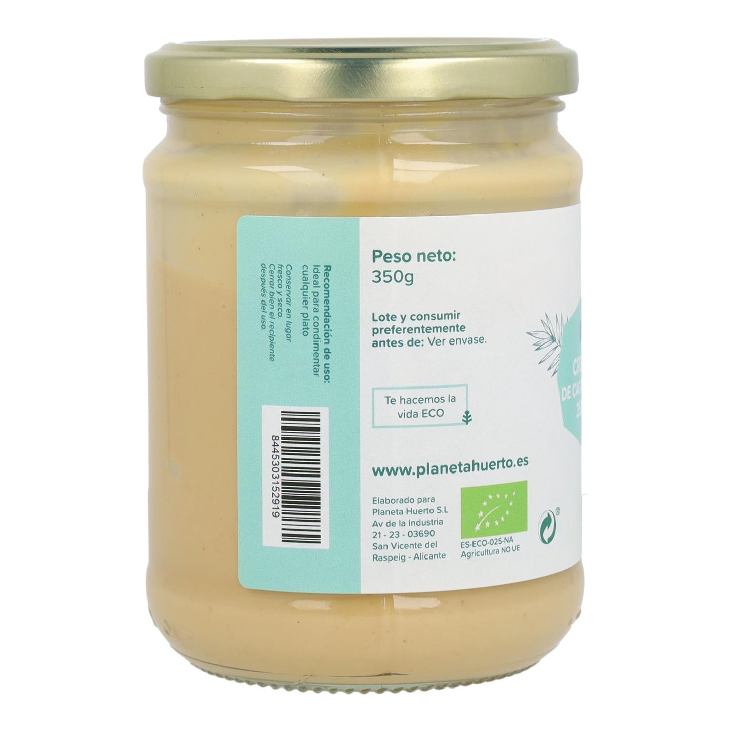 Peanut Cream ECO Planeta Huerto