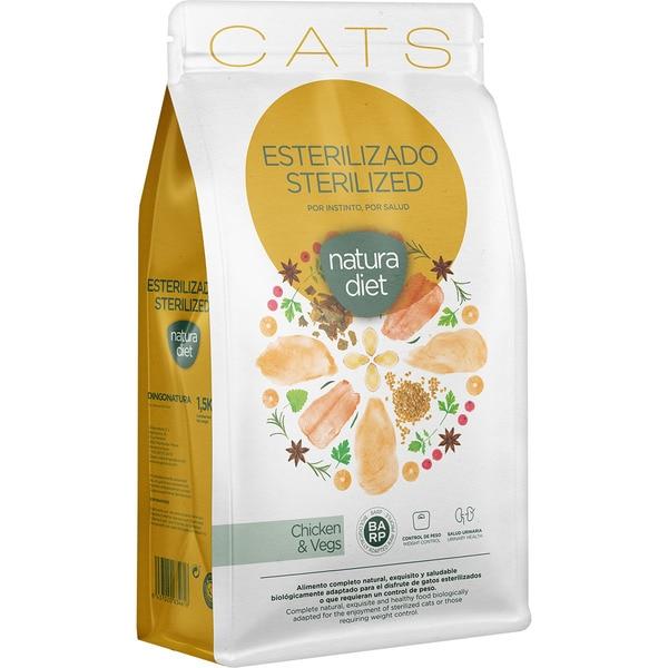 Natura Diet Cats Sterilized Chicken & Vegs Mangime per gatti sterilizzati 3 kg
