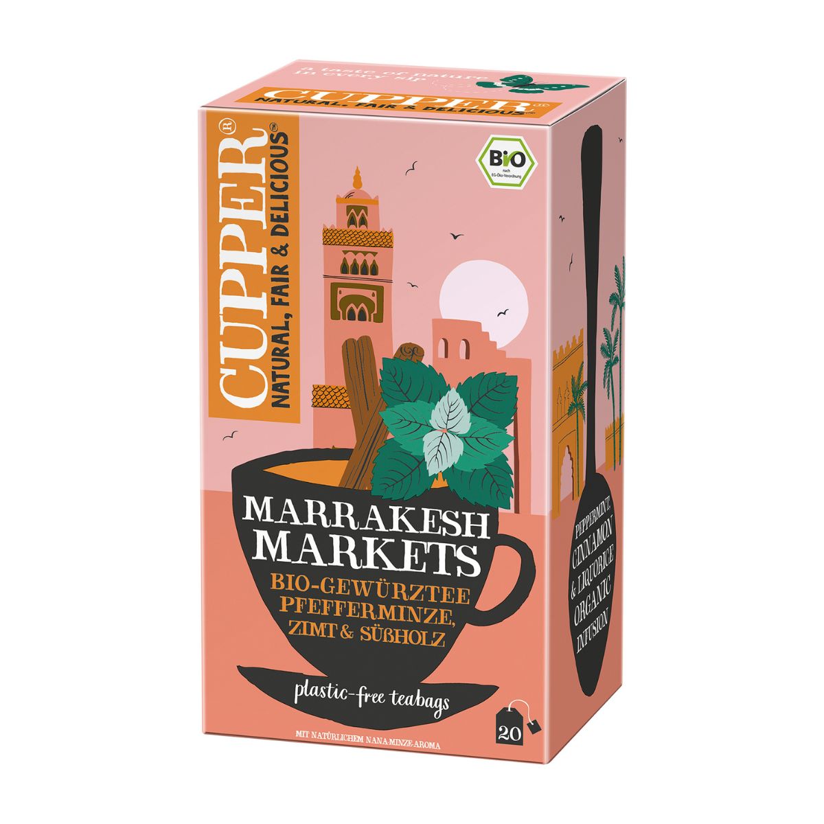 Bio-Kräutertee Marrakech Cupper 20 Beutel