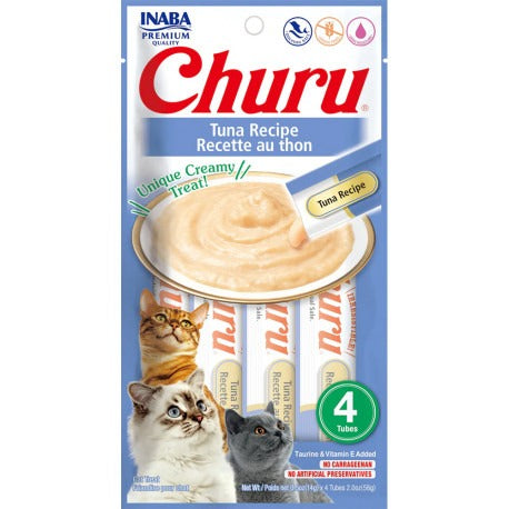 Churu ricetta al tonno Snack cremoso per gatti 4 x 14 g