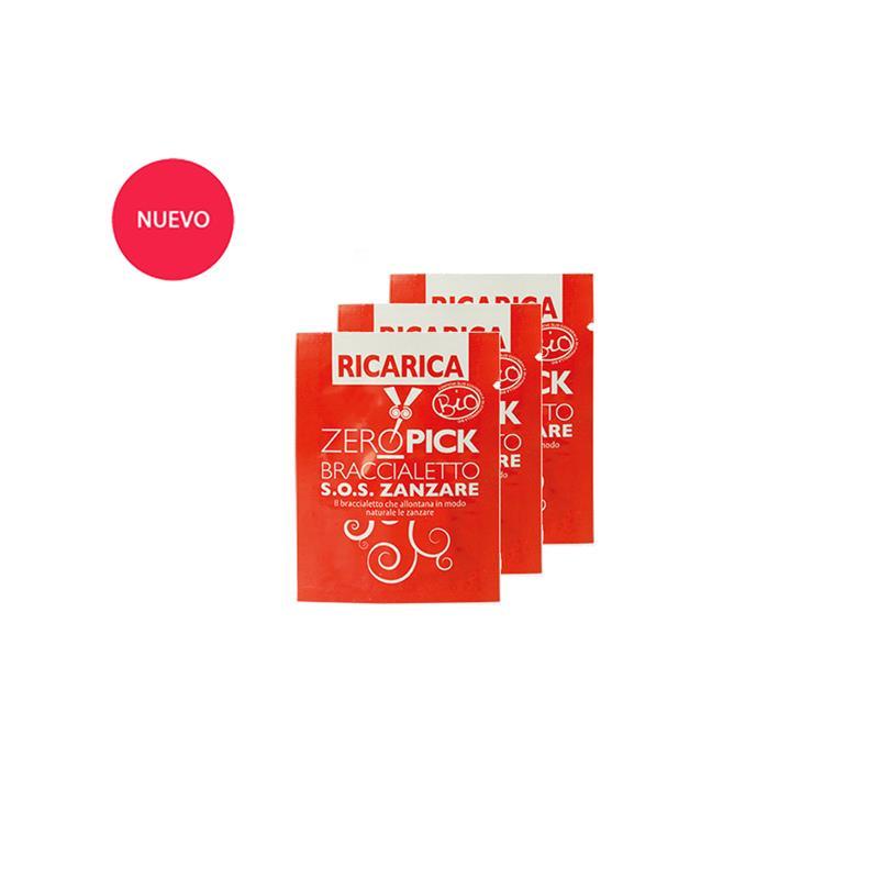 Set mit 3 Nachfüllplatten für Zeropick-Mückenschutzarmbänder