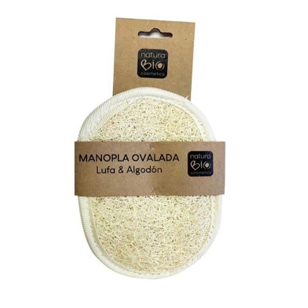 Gant de toilette ovale en luffa Naturcosmetika