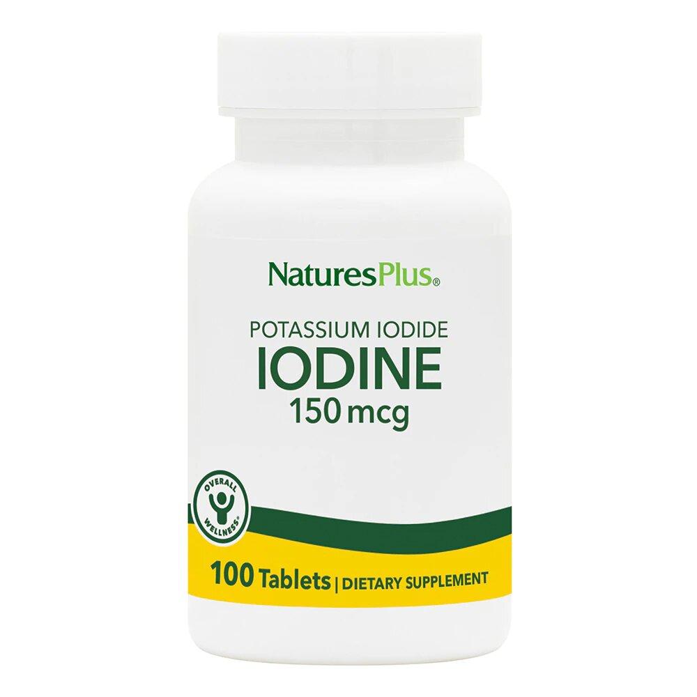 Kelp Icelandic Natural Iodine 150 Mcg 100 tabletten Nature's Plus