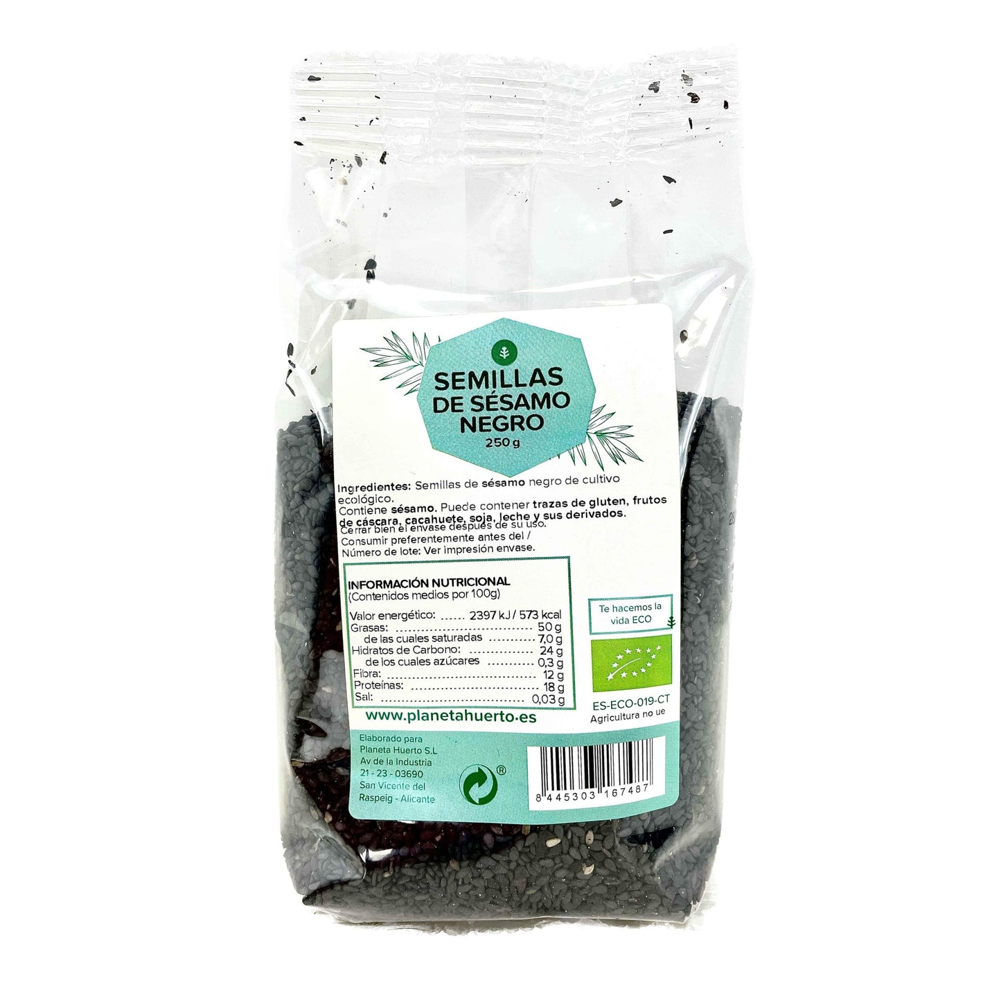 Svart sesam ECO Planeta Huerto 250 g