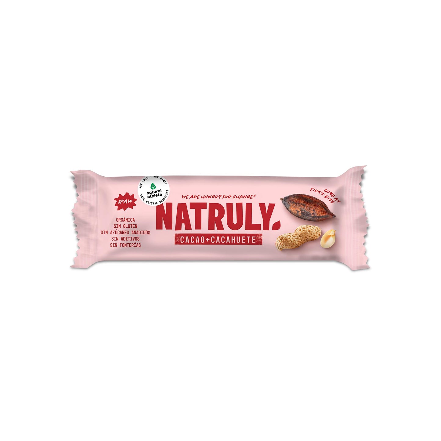 Barretta Raw cacao e arachidi biologica Natruly 40 g