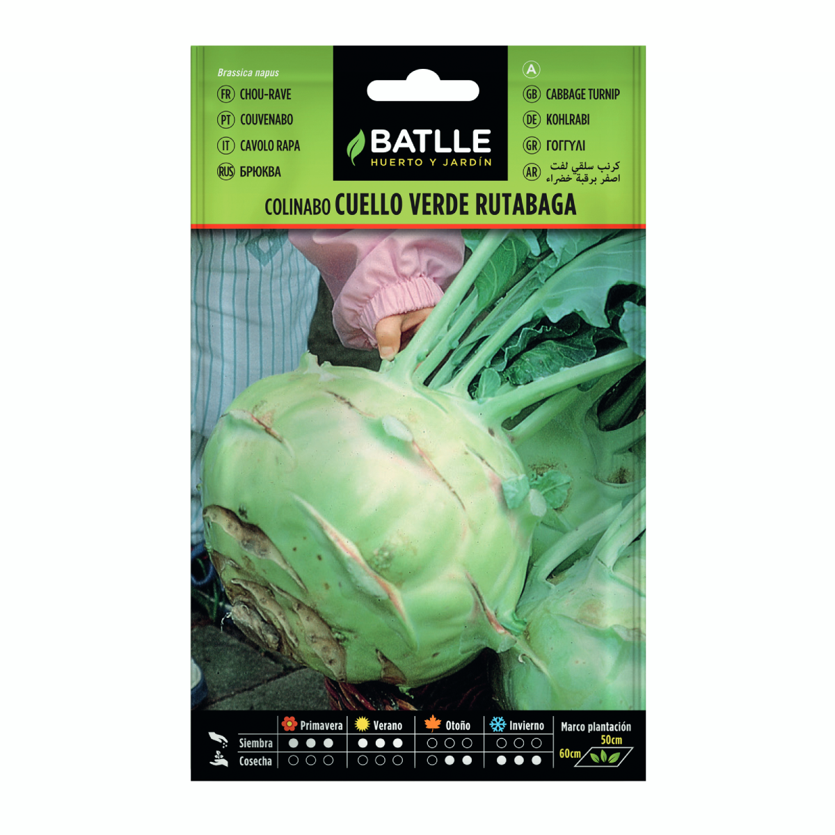 Nasiona brukwi Rutabaga Cuello Verde Batlle