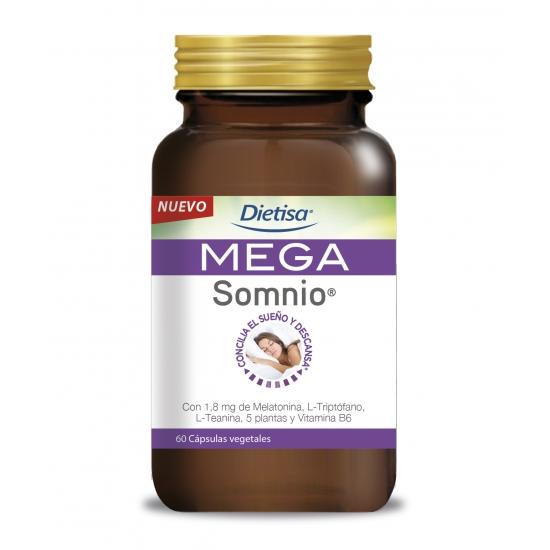 Mega Somnio melatonin 1.8 mg and tryptophan Dietisa, 60 vegetable capsules