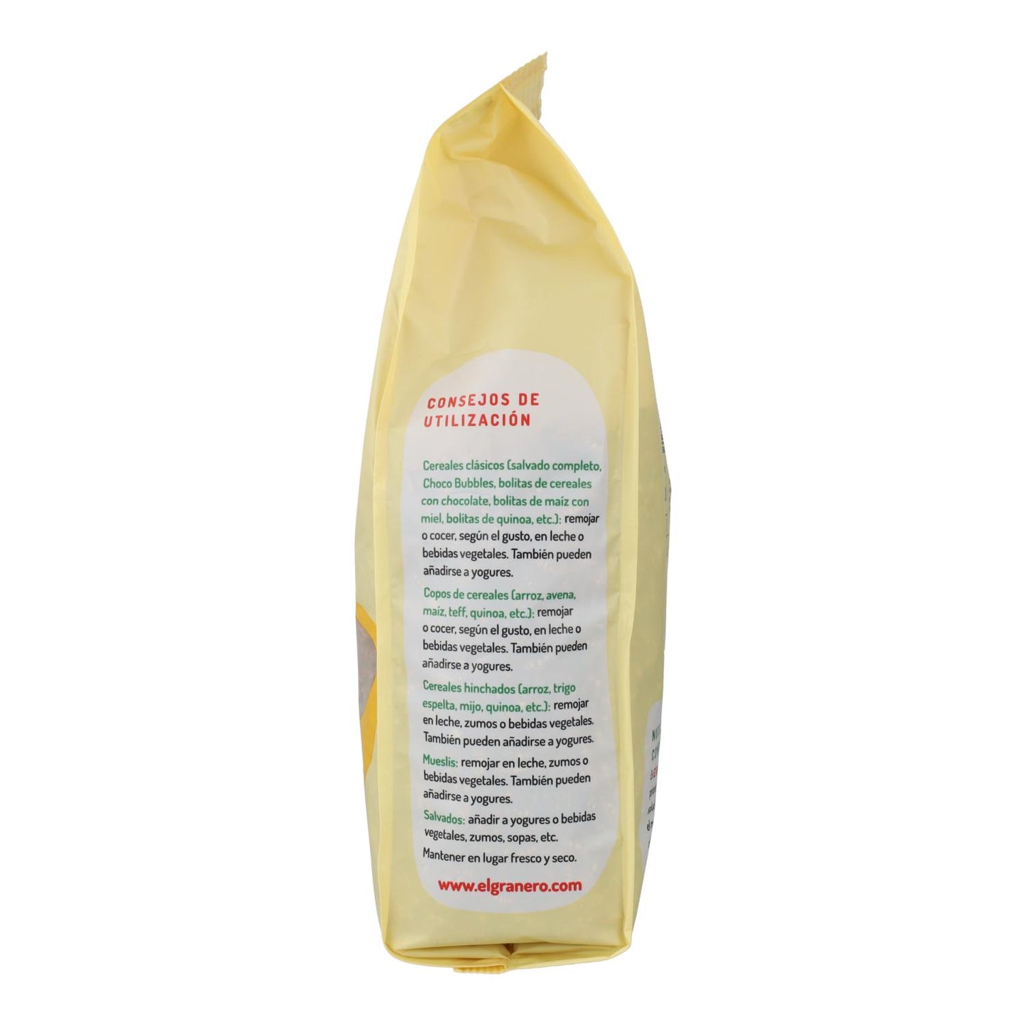 El Granero Puffed Brown Rice with Agave and Cocoa, 300 g