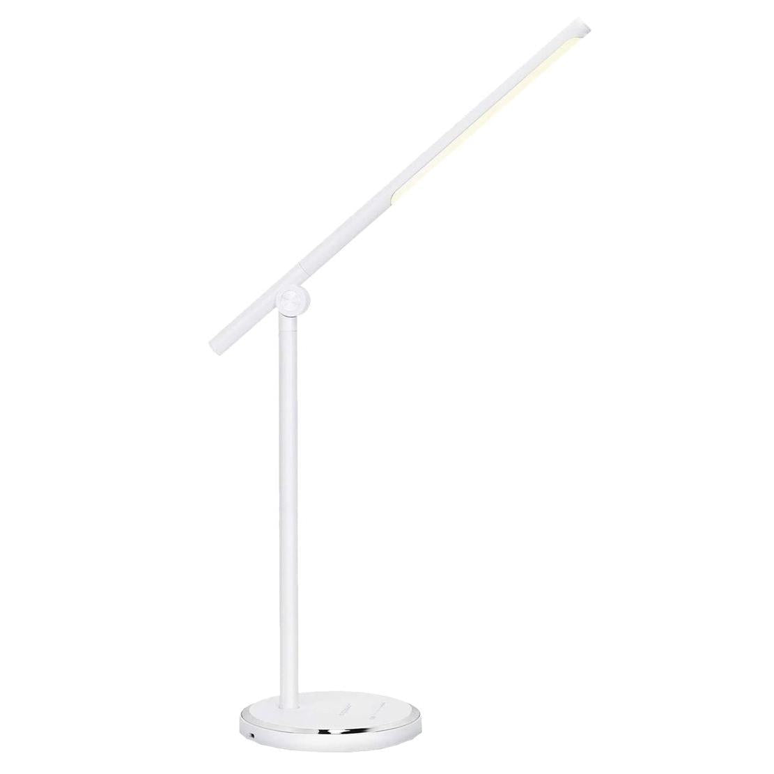 LED-lamparmatur 8W Vit 8W touch&stepless dimming med USB-laddare