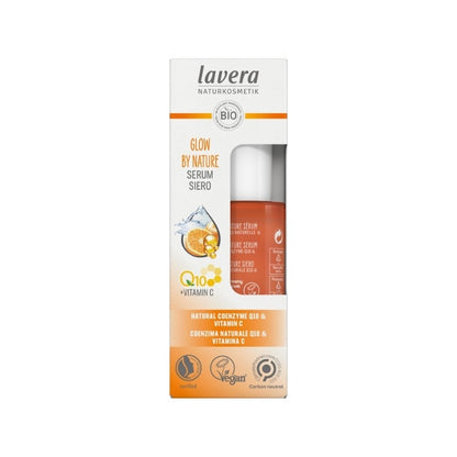 Serum facial glow by nature q10 vit c Lavera 30 ml