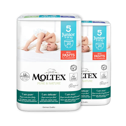 SONDERANGEBOT Moltex Pure & Nature Windeln T5 (9-14 kg), 40 Stück
