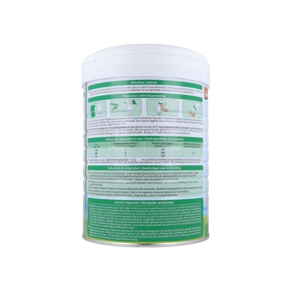 Ziegenmilch 2 (nach dem 6. Monat) DOSE, Holle, 800 g