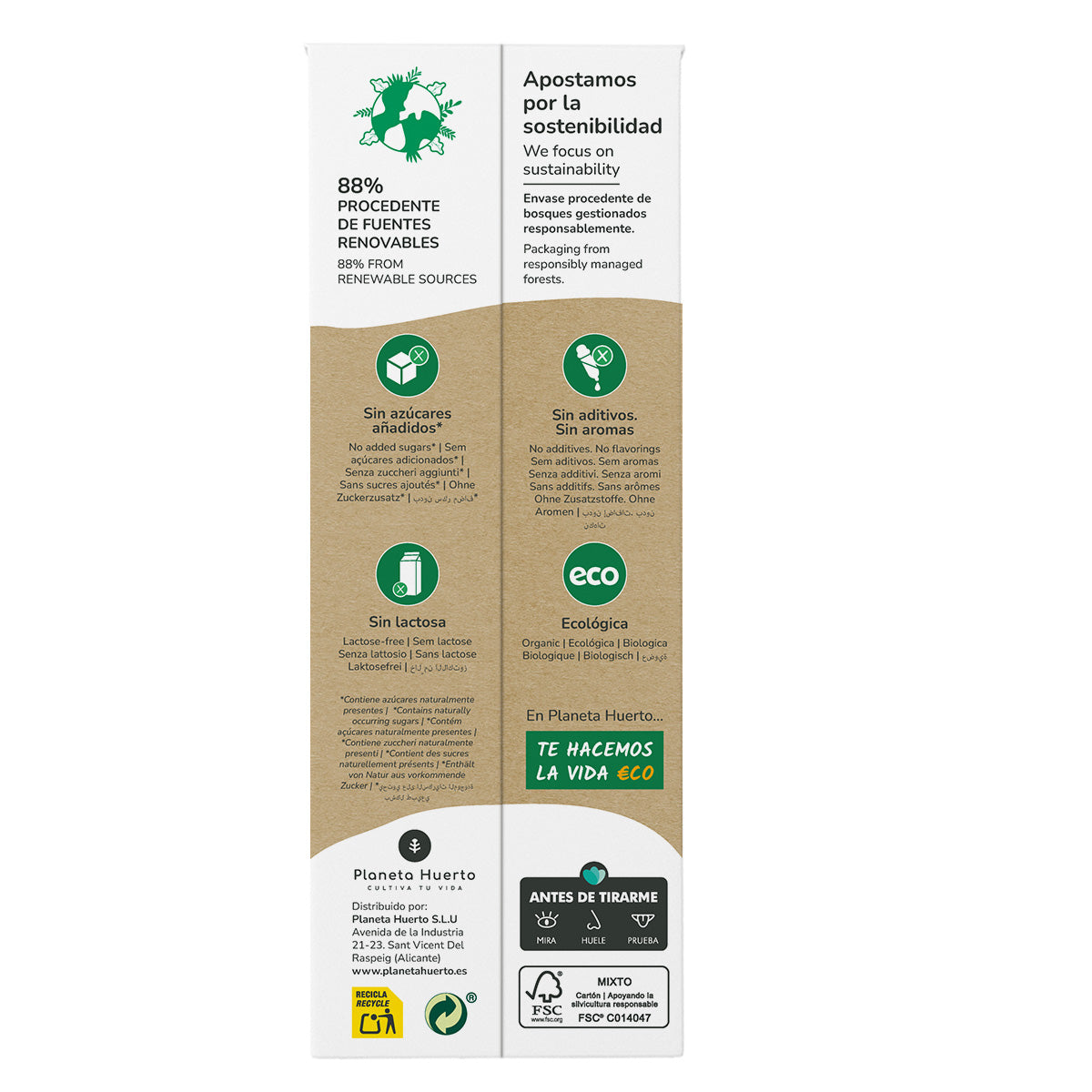 Bevanda d'avena ECO Planet Garden Bevanda d'avena 1L