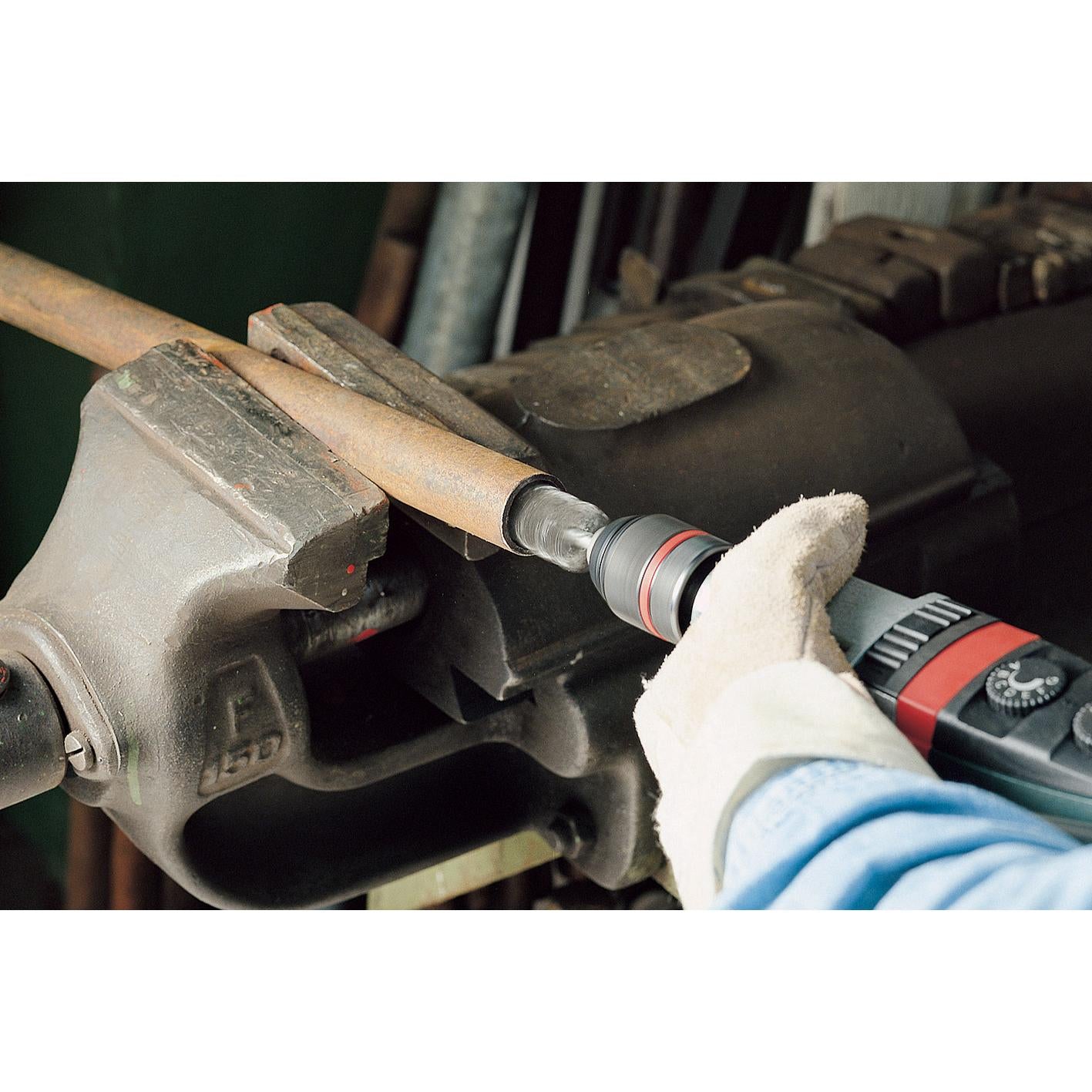 Wolfcraft 2104000 - 1 brosse cylindrique métallique, tige 6 mm Ø 28 x 60 x 95 mm