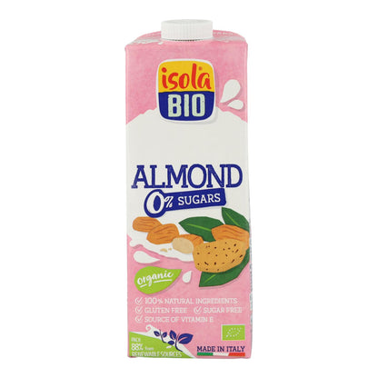 Organic sugar-free almond drink Isola Bio 1 L