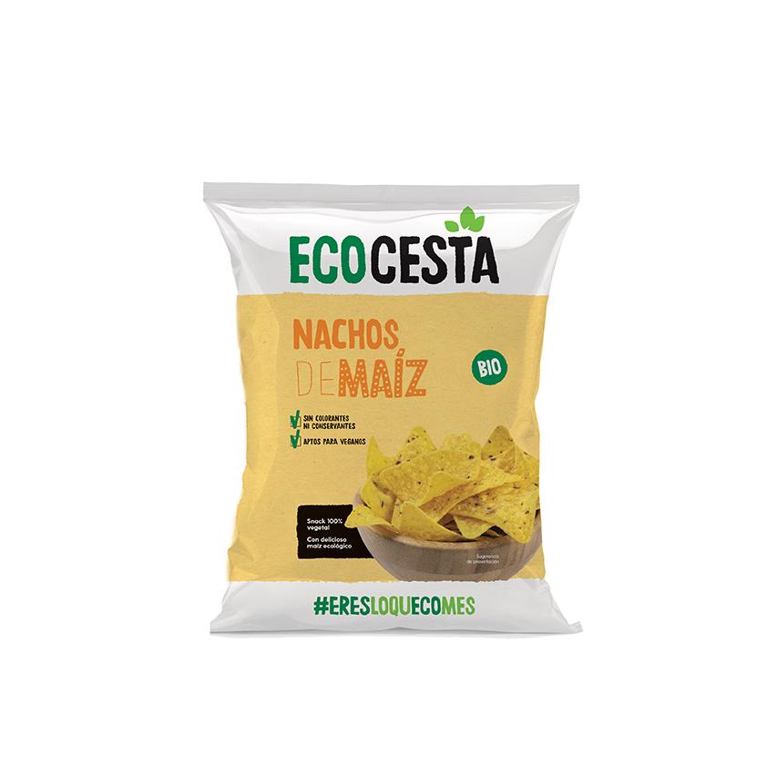 Naturalne nachos kukurydziane Bio, 125 g Ecocesta