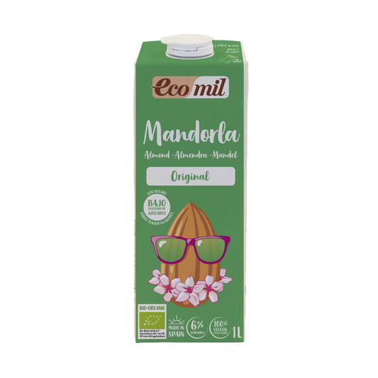 Vegetabilisk mandeldryck sötad med agave BIO EcoMil 1 L
