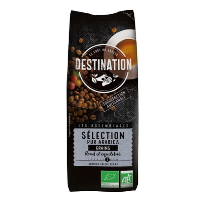 Pack 2 x Café en Grano selección 100% Arábica Bio Destination 1 Kg