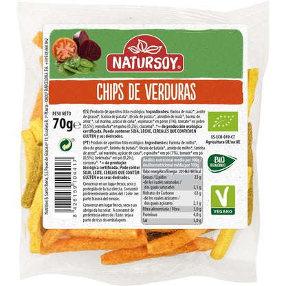 Natursoy Vegetable Chips 70 g