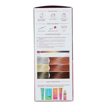 Henné naturel Amla et Jatropha, Khadi, 100 g