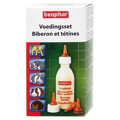 Zestaw butelka + 4 smoczki + środek czyszczący Beaphar
