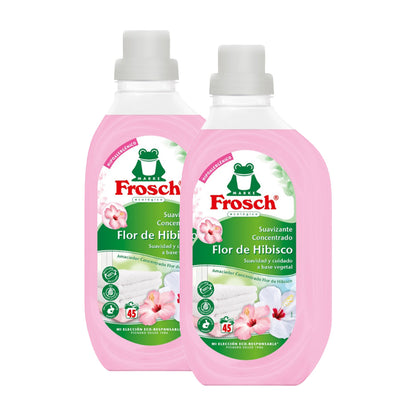 Lot de 2 assouplissants Hibiscus Frosch 900 ml