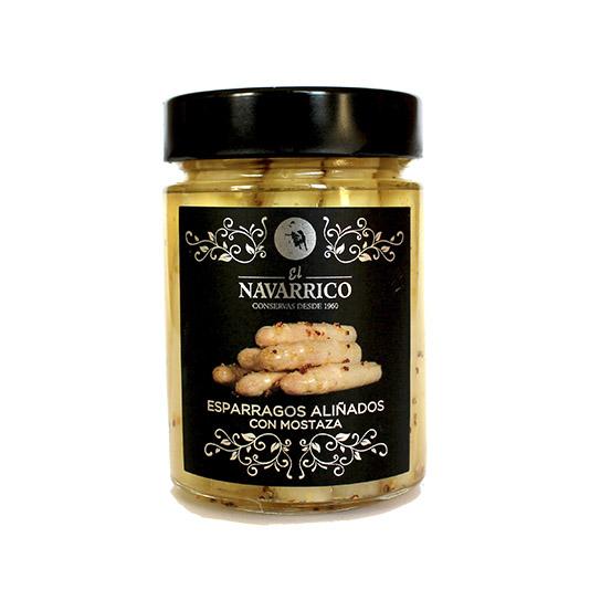 Espárragos Aliñados con Mostaza Frasco Mio 314 ml
