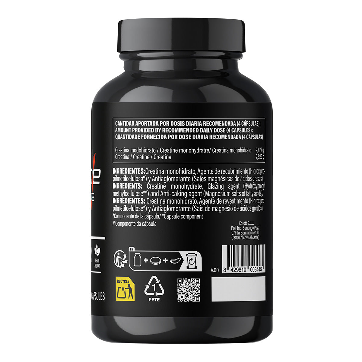 Créatine Powergym 120 gélules