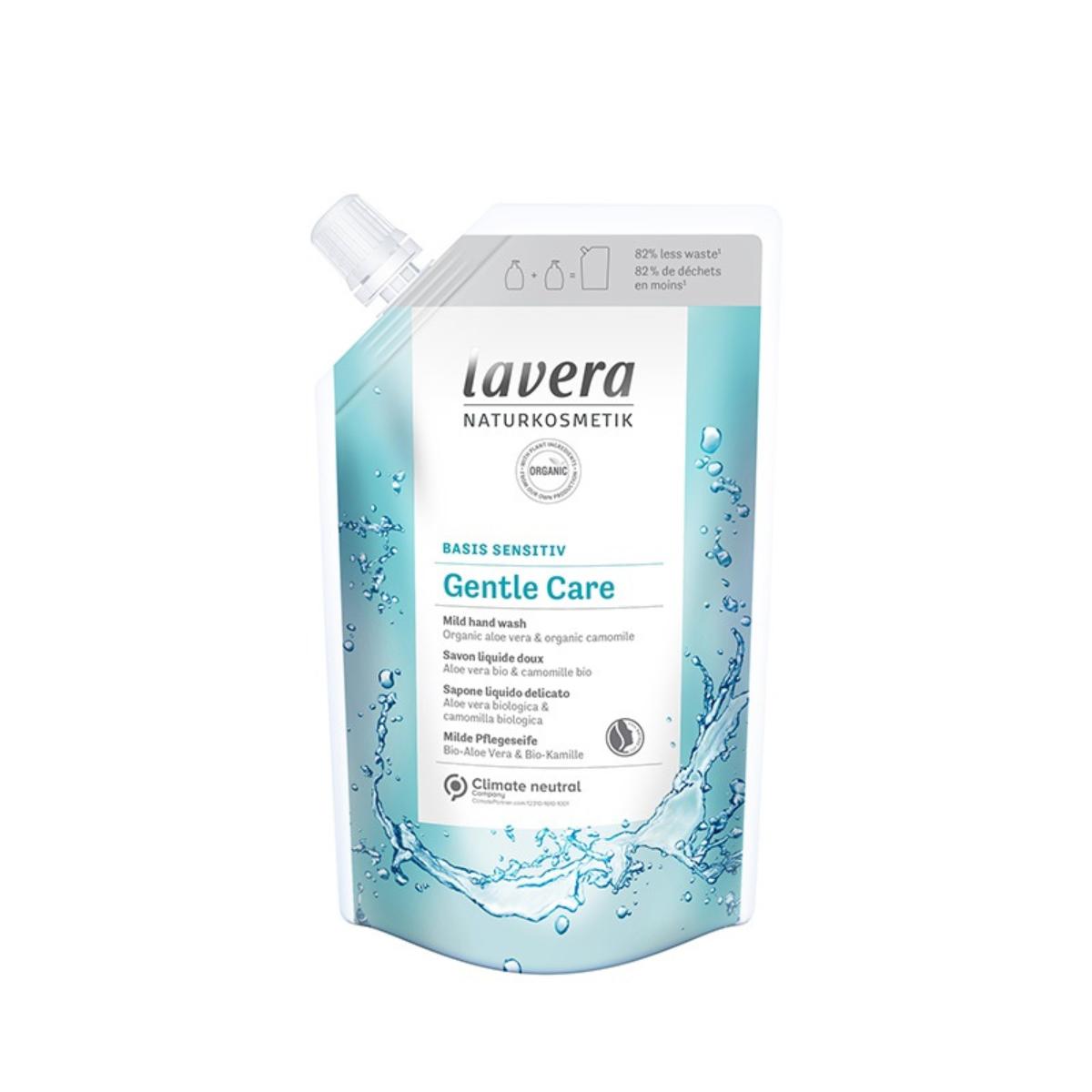Navulling handzeep basis sensitiv, Lavera Navulling 500 ml