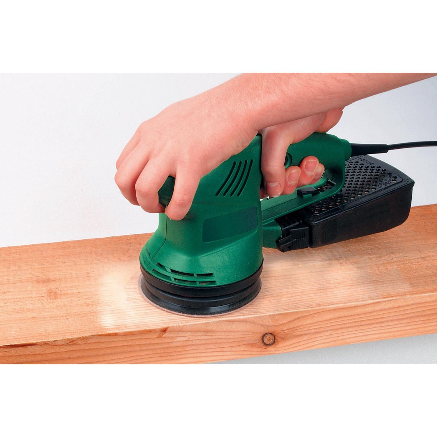 25 samoprzylepnych tarcz szlifierskich perforowanych Ø 125 mm Wolfcraft ziarnistość 120